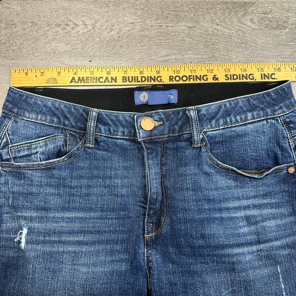 Democracy "Ab"solution Straight Jeans Raw Hem Size 12 - Picture 9 of 13